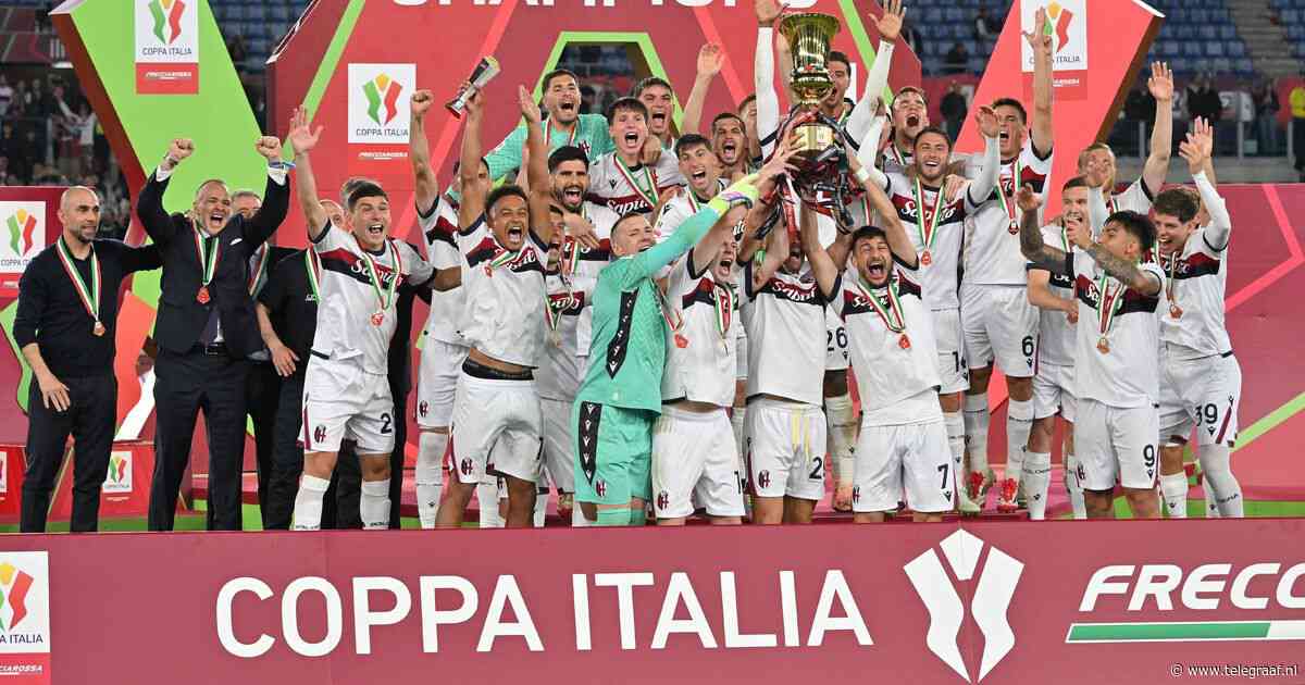 Sam Beukema en Thijs Dallinga pakken Coppa Italia met Bologna: ’Die hoofdwond maakt mij niet uit’