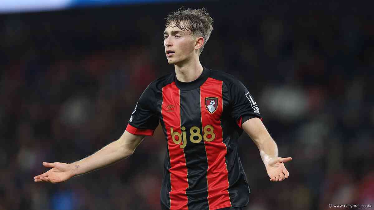 Real Madrid close in on Dean Huijsen as Spanish giants agree the structure of a £50m deal for Bournemouth's star defender in transfer blow to Chelsea and Arsenal