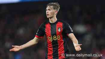 Real Madrid close in on Dean Huijsen as Spanish giants agree the structure of a £50m deal for Bournemouth's star defender in transfer blow to Chelsea and Arsenal