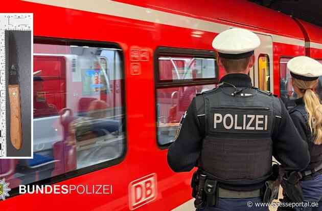 Bundespolizeidirektion München: 51-Jähriger verletzte bei Streit in der S-Bahn Unbekannten mit Küchenmesser - Bundespolizei sucht nach Geschädigten
