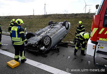 Auto überschlägt sich bei Illerkirchberg