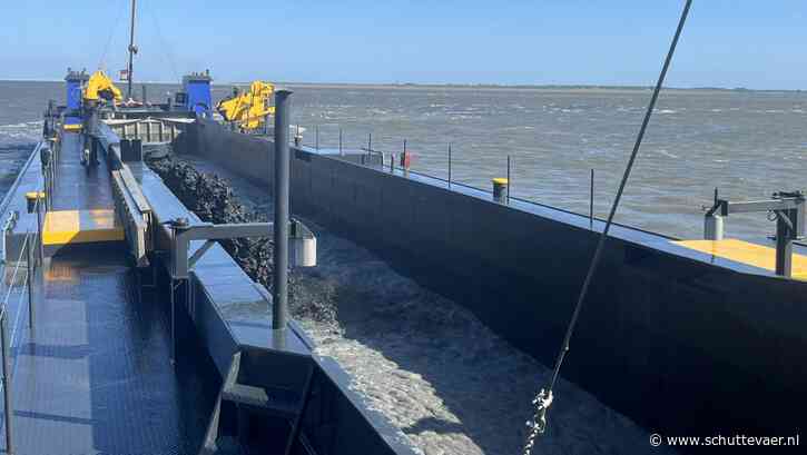 Rijkswaterstaat werkt aan betere vaargeul naar Schiermonnikoog
