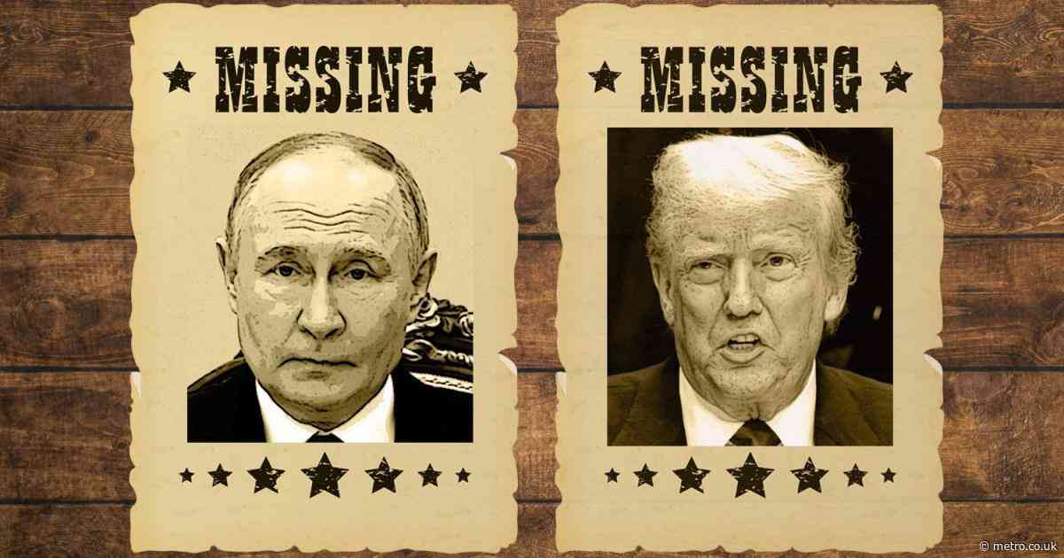 Have you seen these men? Putin and Trump missing from Ukraine peace talks