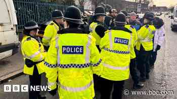 Striking bin workers block depot lorries again