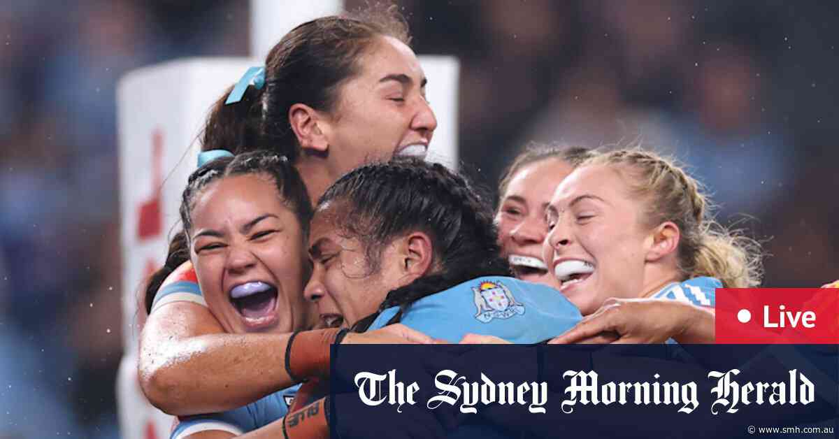 Women’s State of Origin 2025 LIVE: Taufa and Kernick bag tries as Blues lead at half-time in game two
