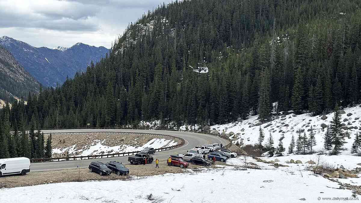 Climber describes how he somehow survived 400-FEET plunge in US mountains that killed his three friends after anchor they were tethered to gave way, sending them all plummeting
