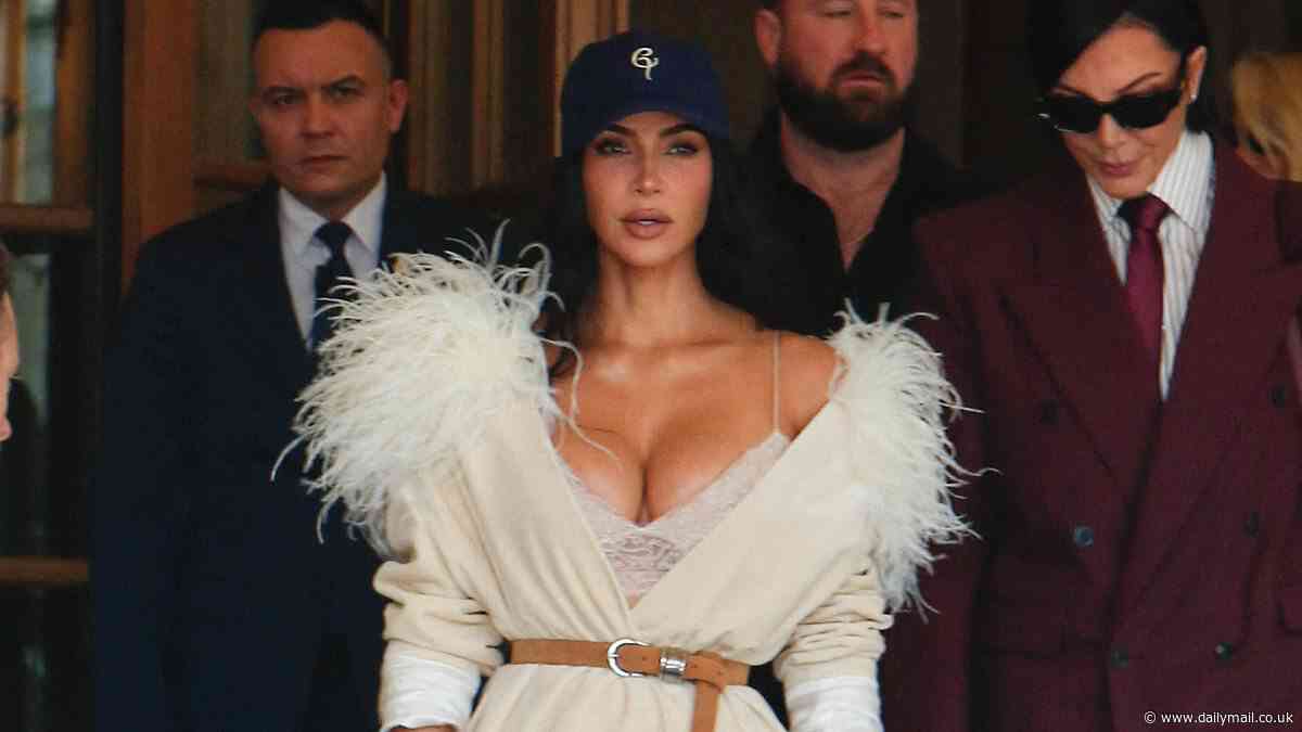 The secret meaning behind Kim Kardashian's Paris looks: From statement $3M necklace made from 80 diamonds to making a 'power move' with bold robe and underwear