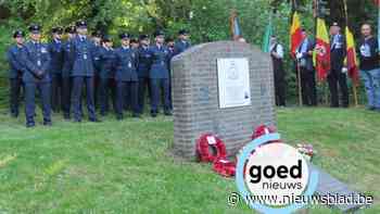 Drie Britse piloten herdacht aan monument naast Albertkanaal in Eigenbilzen
