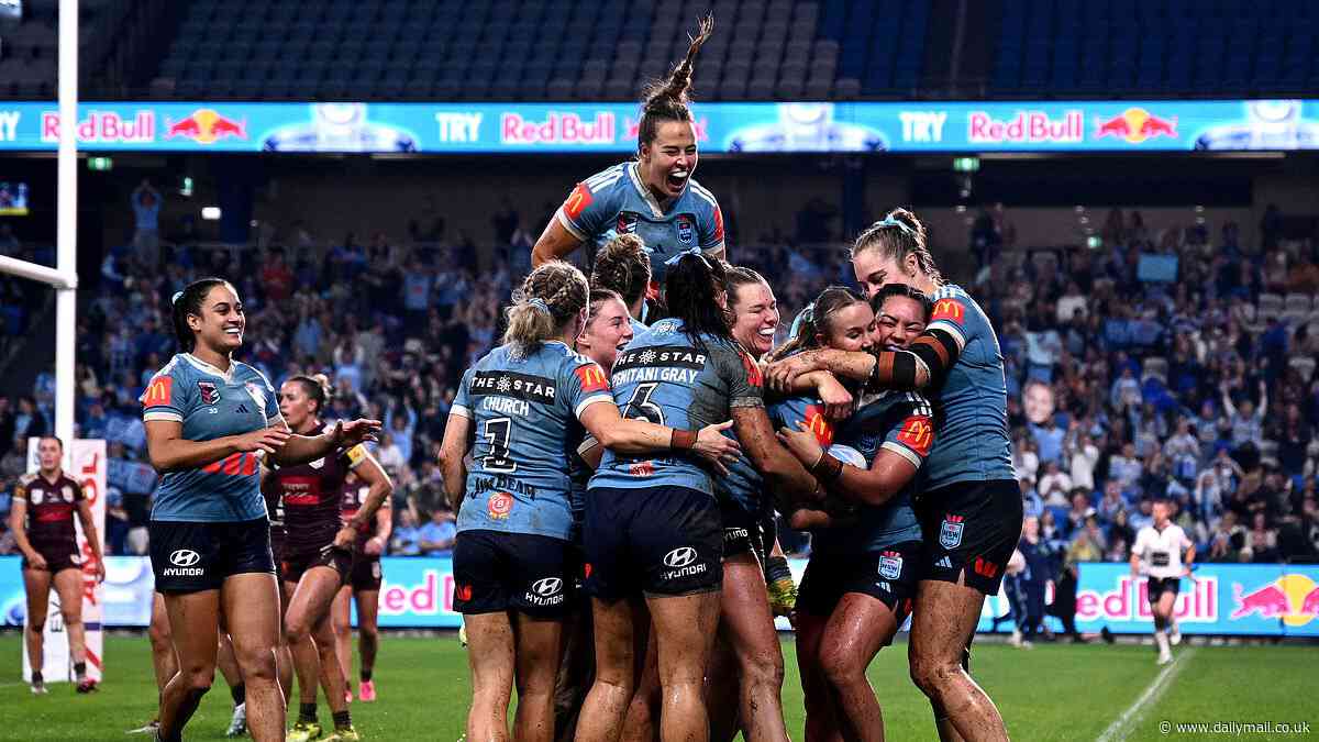 New South Wales exact revenge on Queensland - as Dally M medallist stars to see Blues claim 2025 Women's State of Origin Series victory despite controversial try