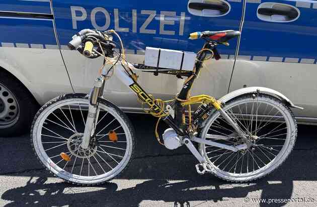 POL-F: 250515 - 0518 Frankfurt - Nied: Fahrrad mit Motor der Marke Eigenbau sichergestellt