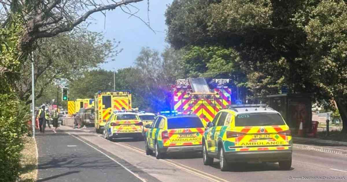 Motorcyclist fighting for life after crash in Wallisdown Road