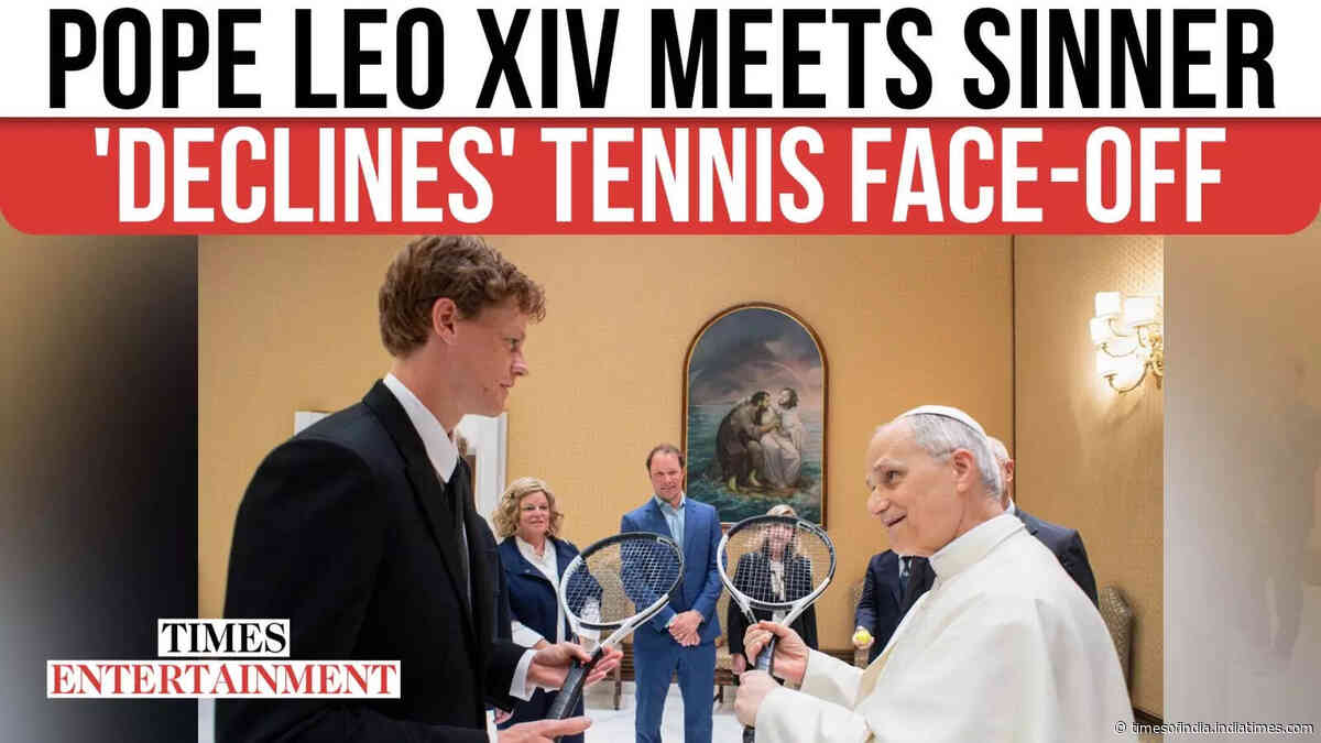 Tennis Fan Pope Leo XIV Meets With Italian Player Jannik Sinner, But 'Refuses' To Play With Him