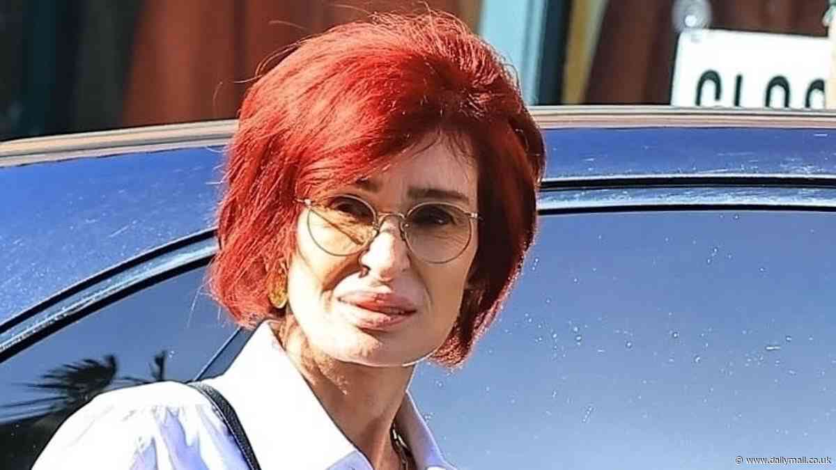 Sharon Osbourne, 72, shows off her VERY smooth visage during LA outing after admitting Ozempic won't let her gain weight