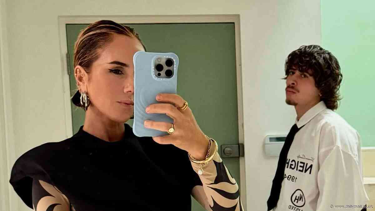 Thought better of it? Pip Edwards drops outlandish accessory and changes outfit right before arriving at Australian Fashion Week