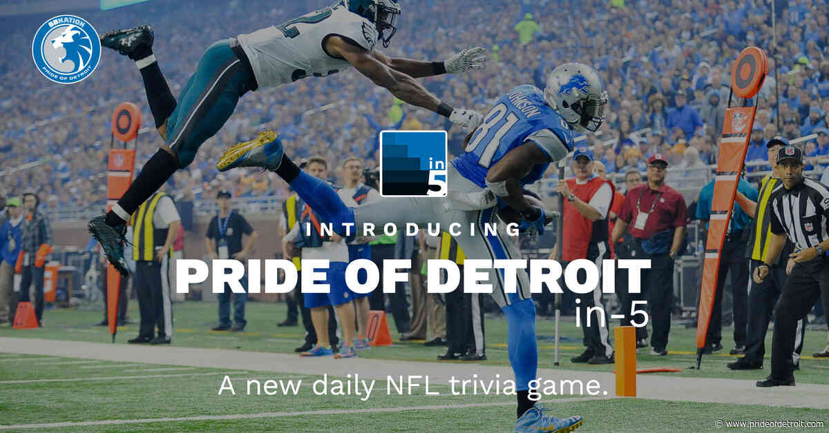 Can you guess this Lions safety in today’s in-5 trivia game?