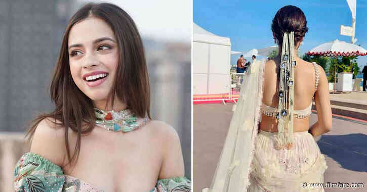 Nitanshi Goelâs Cannes look gives a shoutout to Indian cinema icons