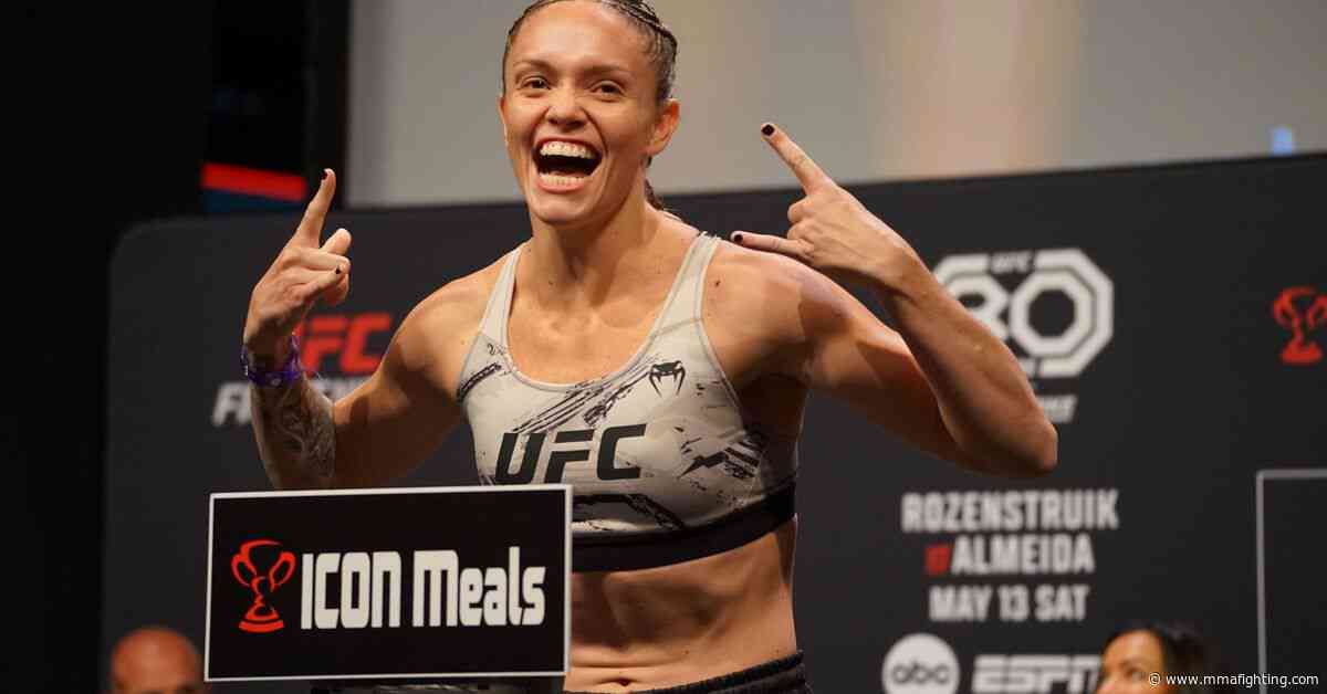 Tainara Lisboa had to learn ‘how to walk again’ in emotional roller-coaster before UFC return
