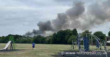 In pictures: Huge fire at Bicester Heritage seen from all over county