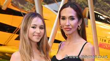 Myleene Klass, 47, looks radiant in black dress as she poses alongside daughter Ava, 17, at London premiere of Mission: Impossible 8