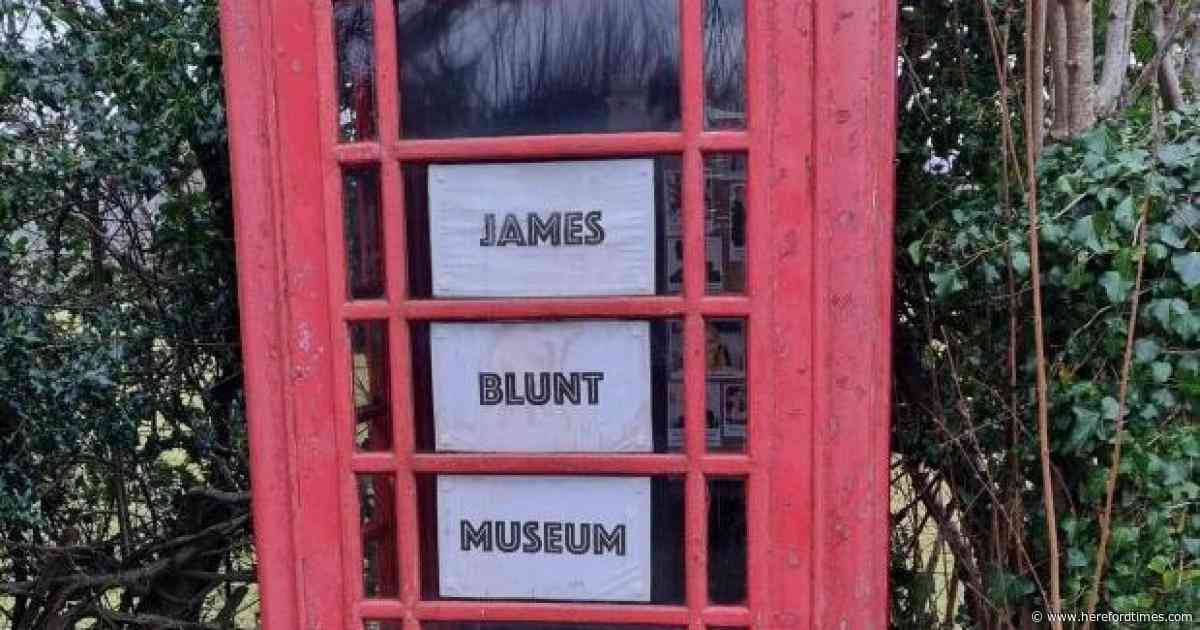Celebrity's Herefordshire museum in phone box 'refurbished'