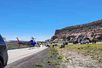 I-40 at New Mexico and Arizona border temporarily closed due to crash