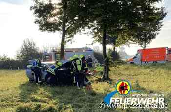 FW-MG: Verkehrsunfall mit mehreren Verletzten auf der BAB 61