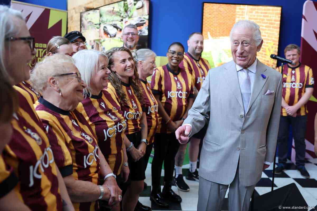 I’m on ‘better side’ of my cancer journey, says Charles during Bradford visit