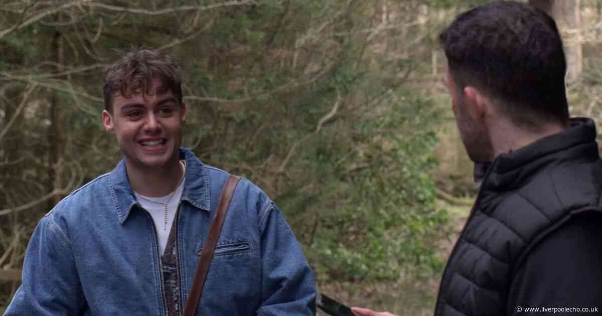 ITV Emmerdale star 'grateful' as Lewis Barton makes debut