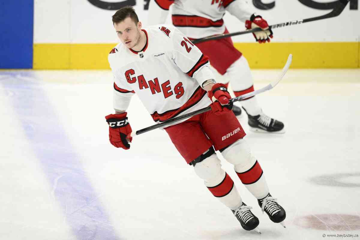 Top Hurricanes prospect Alexander Nikishin makes his NHL debut in Game 5 at the Capitals