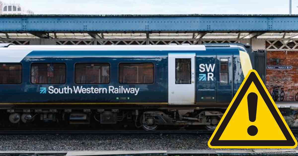 All the South Western trains through Clapham Junction cancelled this weekend