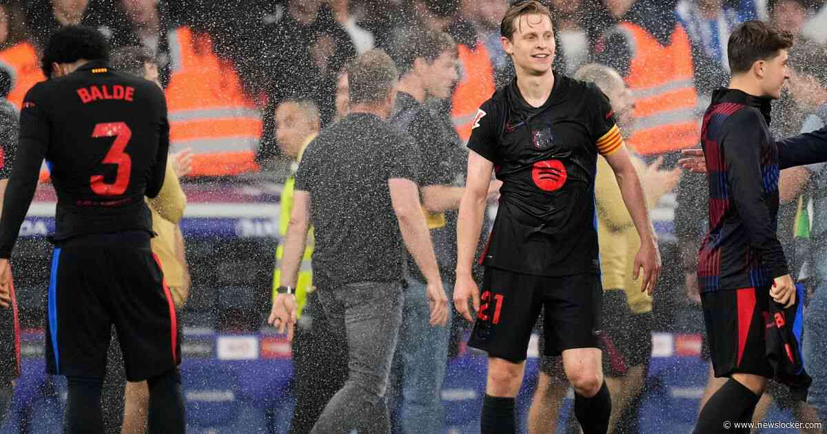 Frenkie de Jong met Barcelona kampioen van Spanje, briljant doelpunt Yamal