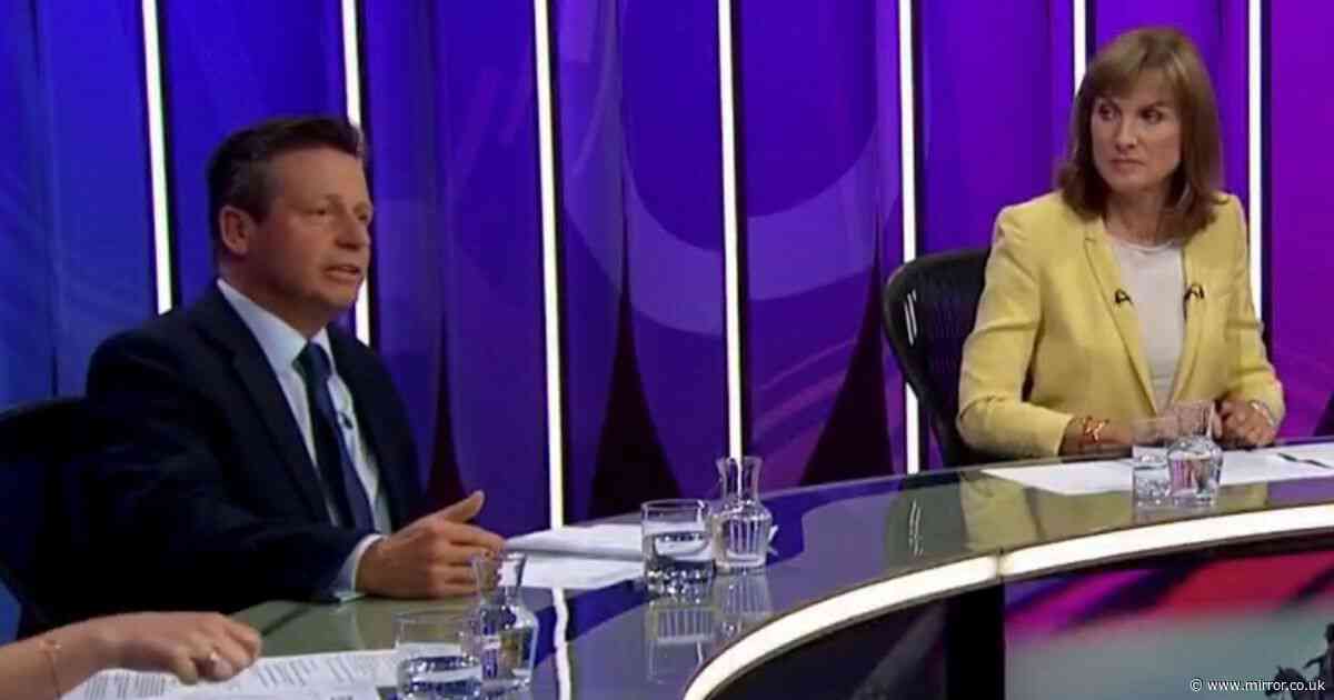 BBC Question Time audience in hysterics as Fiona Bruce skewers senior Tory MP