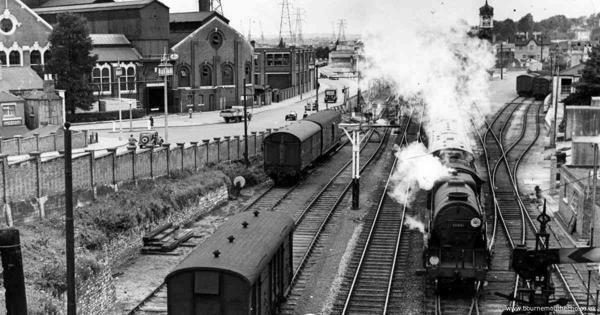 Remember when steam trains filled Bournemouth with smoke and clatter?