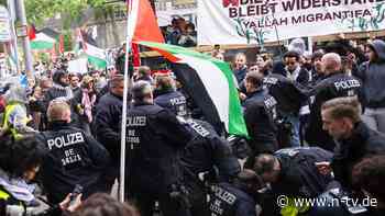 Mindestens 30 Festnahmen: Polizist wird bei Nakba-Demo in Berlin schwer verletzt