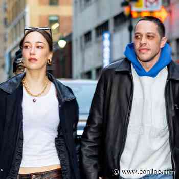 Pete Davidson & Girlfriend Elsie Hewitt Match During Red Carpet Debut