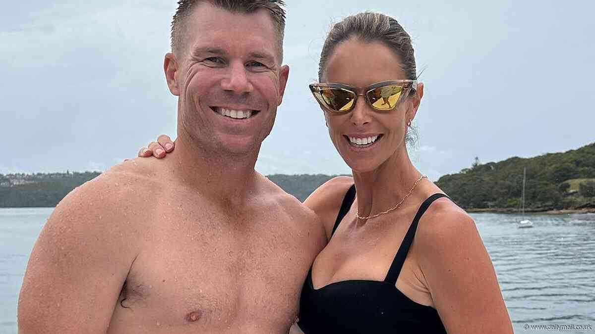 Candice Warner sparks rumours she's had a boob job as she reveals her very ample cleavage in workout video