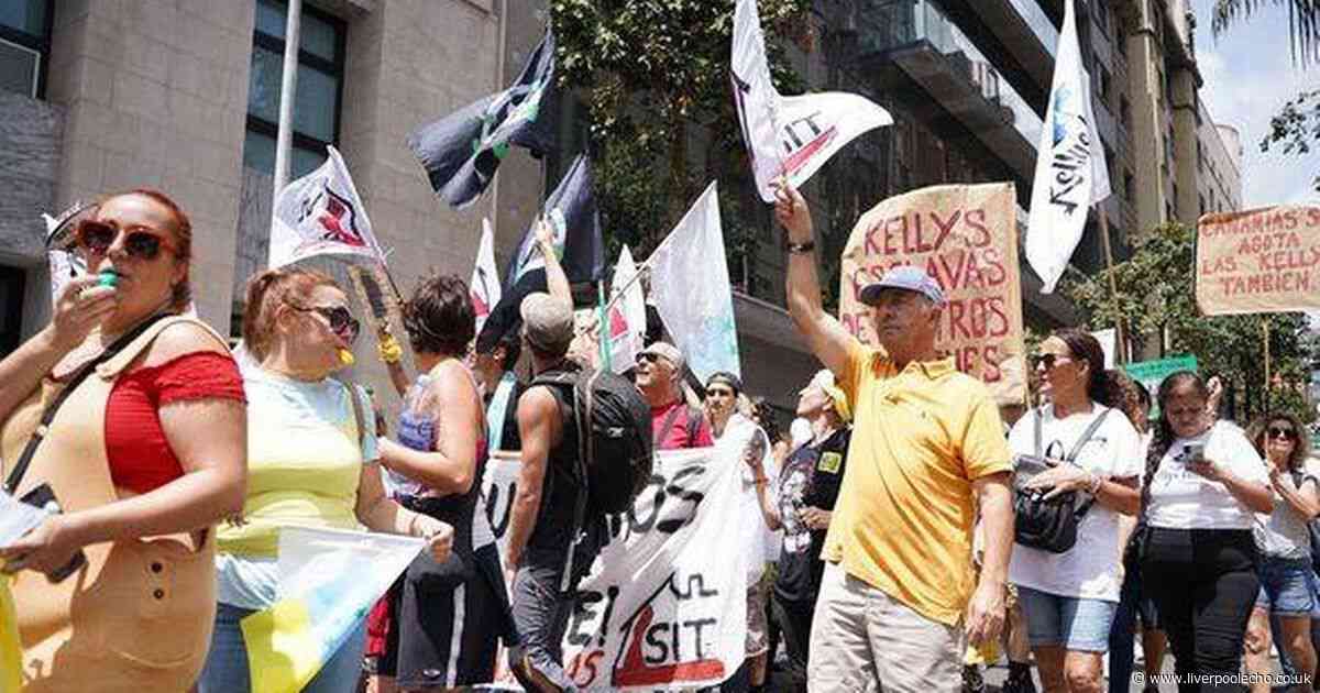 Brits told 'stop coming' to Canary Islands before huge protest