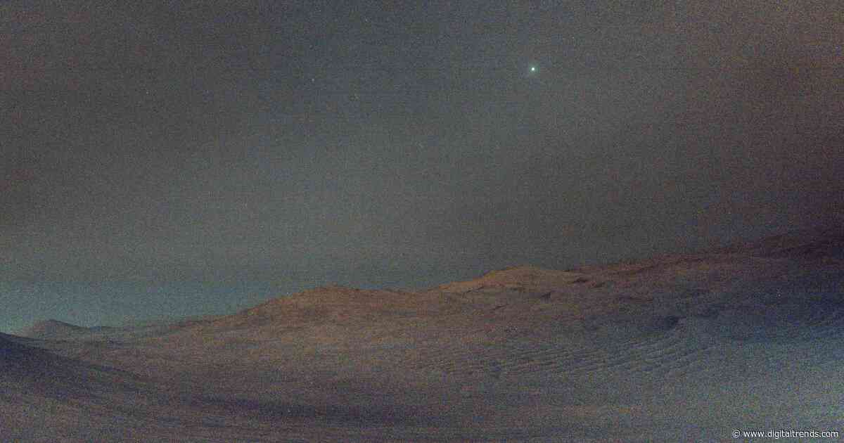 NASA rover shares moody image of Mars moon Deimos