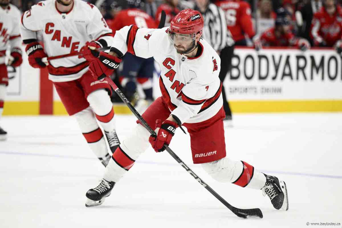 Svechnikov breaks late tie, Hurricanes beat Capitals to reach Eastern final
