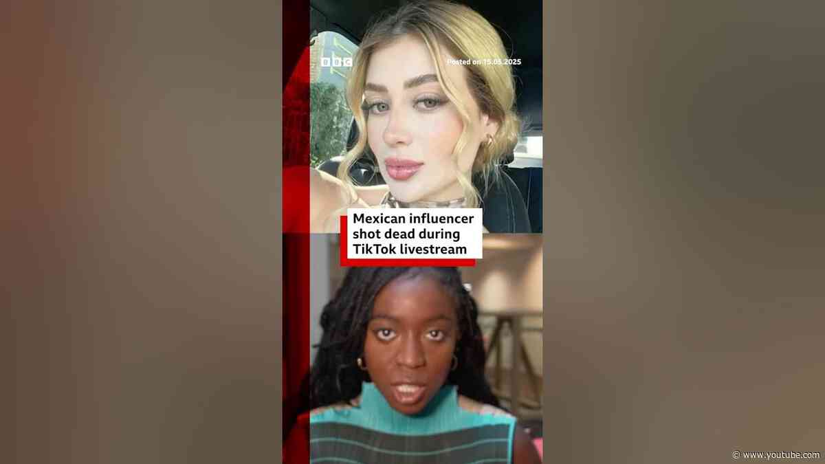 Mexican beauty influencer Valeria Marquez shot dead during TikTok livestream. #BBCNews