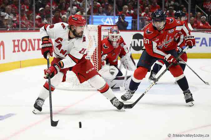 Svechnikov breaks late tie, Hurricanes beat Capitals to reach Eastern final