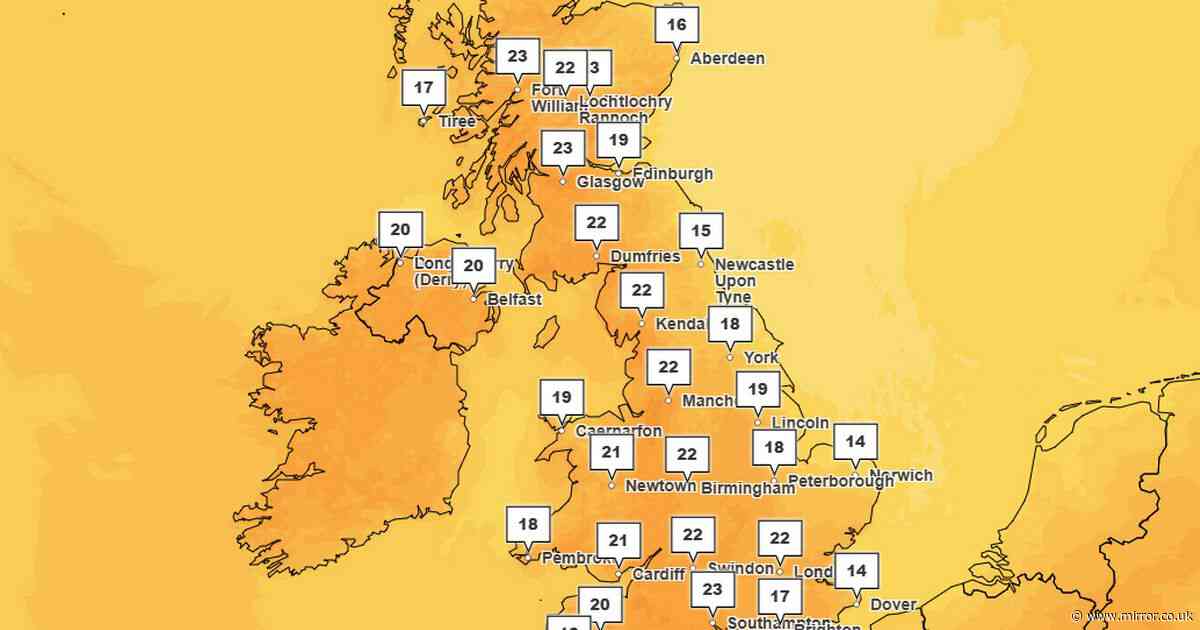 UK weather: Exact date Britain to be hotter than Ibiza as mercury soars to 23C