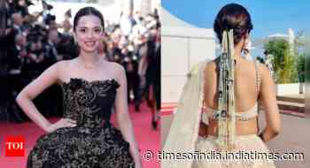 Cannes 2205: Nitanshi Goel pays homage to Bollywood icons