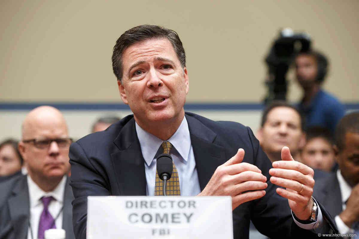 James Comey under investigation for social media post seen as a potential threat to Trump's life