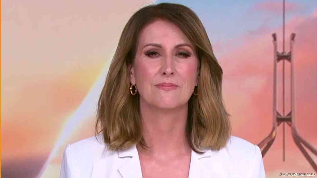 Nat Barr has a heart to heart with new Liberal leader live on air - prompting the TV host to reflect on her own secret struggle