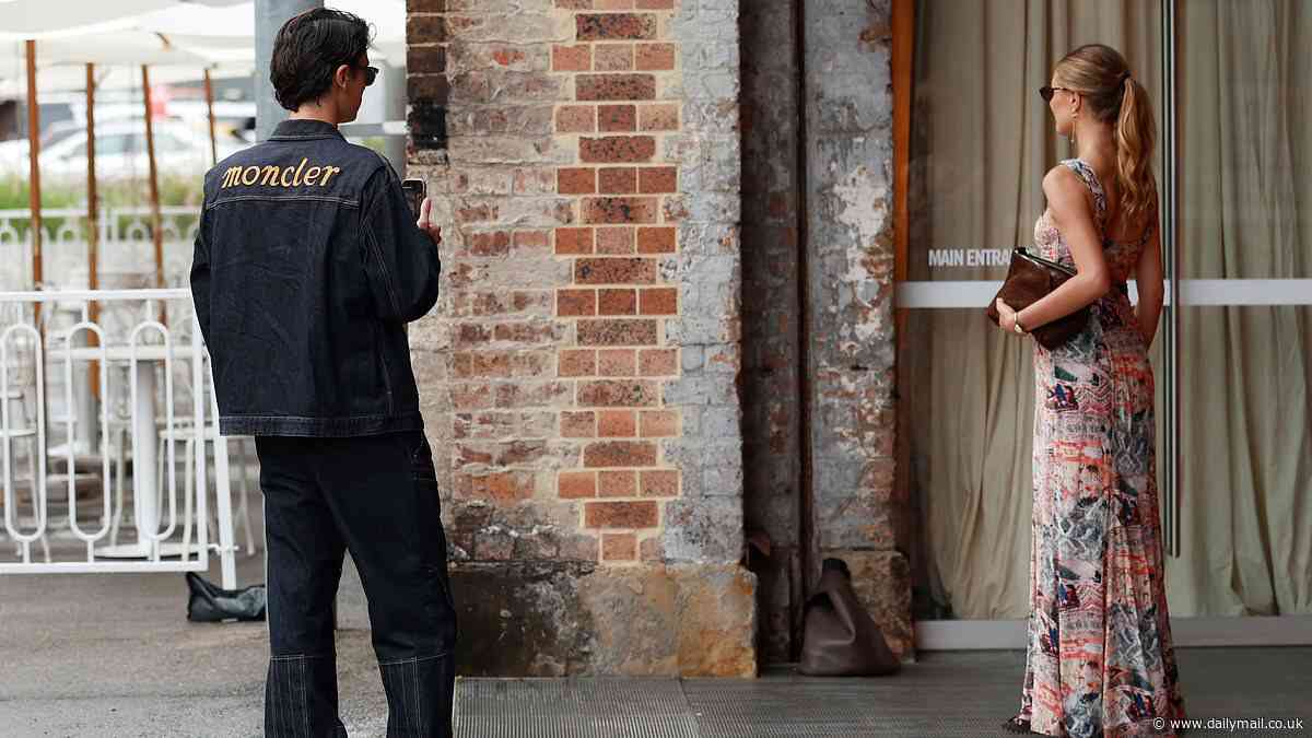 Boyfriends of Instagram! Princess Mary's nephew Count Nikolai proudly takes photos of his girlfriend Benedikte Thoustrup at Australian Fashion Week