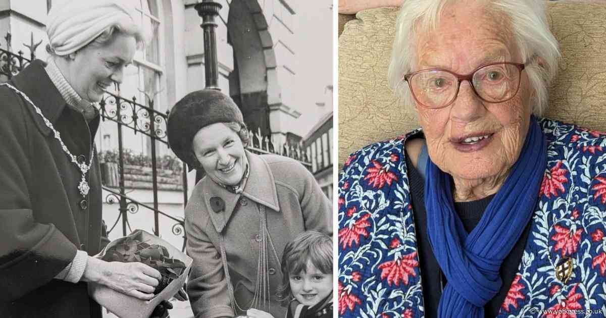 'I was queuing at Bettys for bread - still wearing my gold chain of office!'
