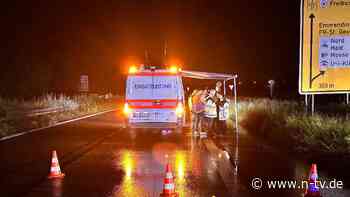 Wagen brennt auf Parkplatz: Unfall mit drei Toten: Fahrer hatte Alkohol im Blut