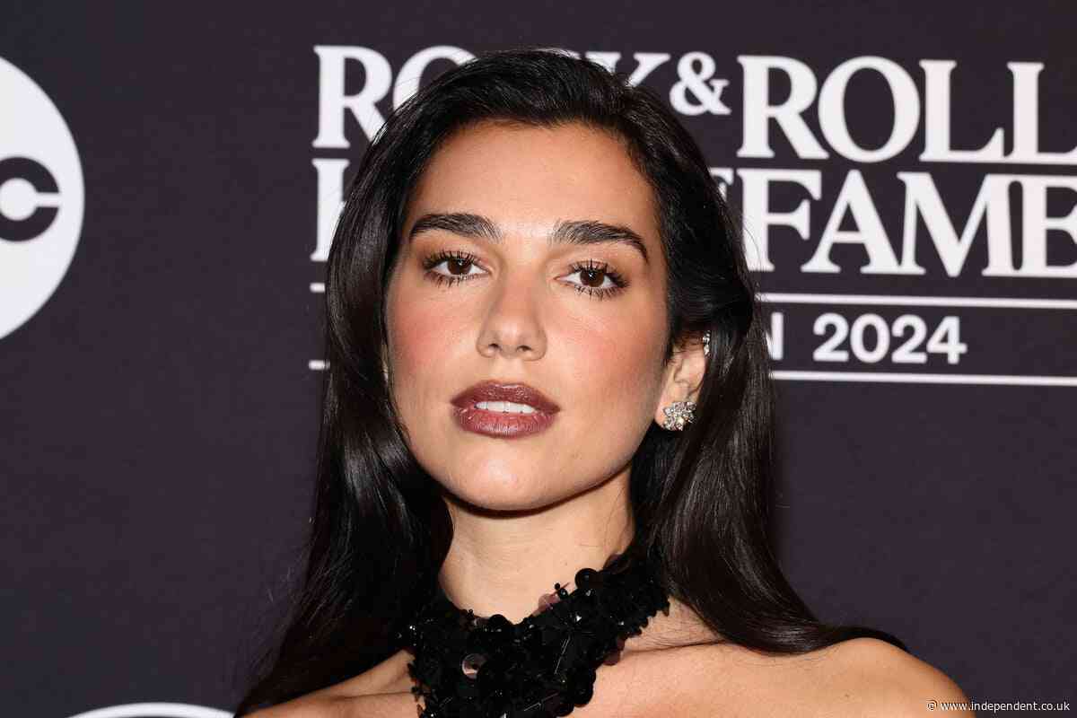 Dua Lipa named as youngest person on 2025 rich list