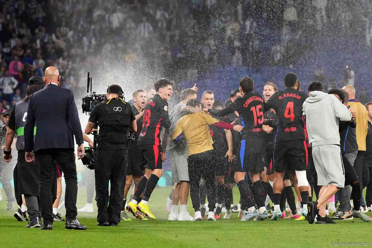 Watch: Espanyol turned on sprinklers to prevent Barcelona from celebrating La Liga succcess
